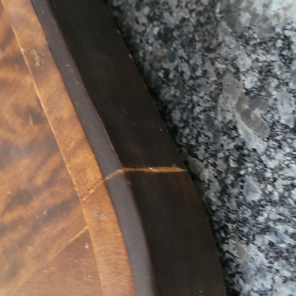 Vintage Wood Charcuterie Board with Glass Dome - Picture 3 of 11